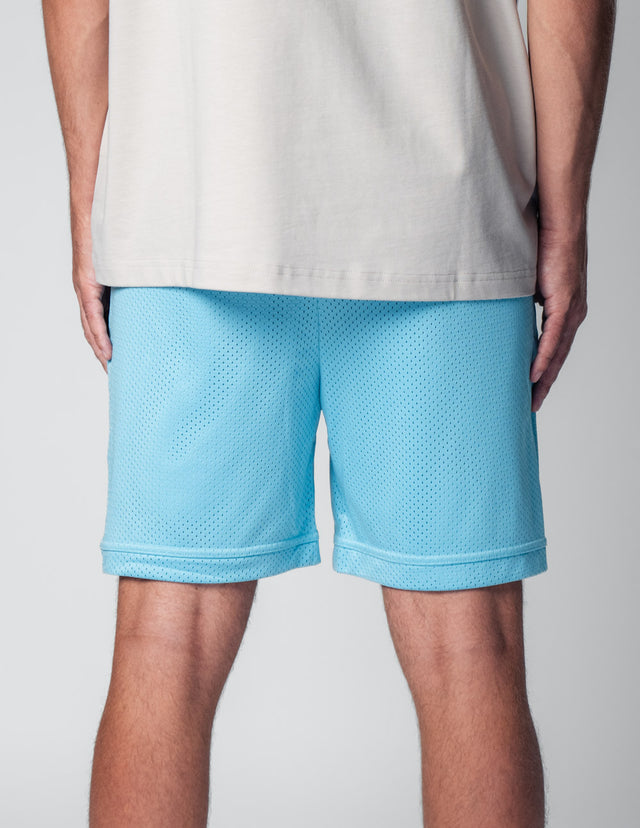 MUTED MESH SHORTS BLUE