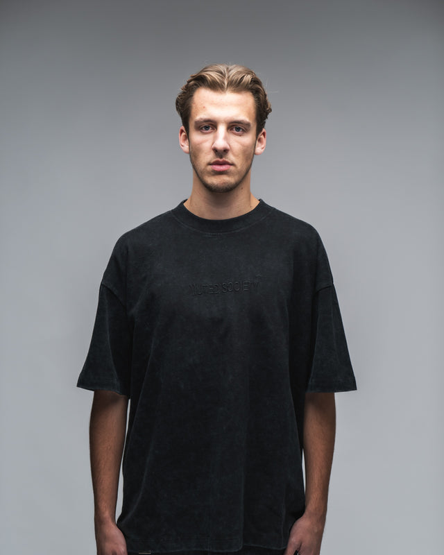 SILENCE TEE WASHED GREY