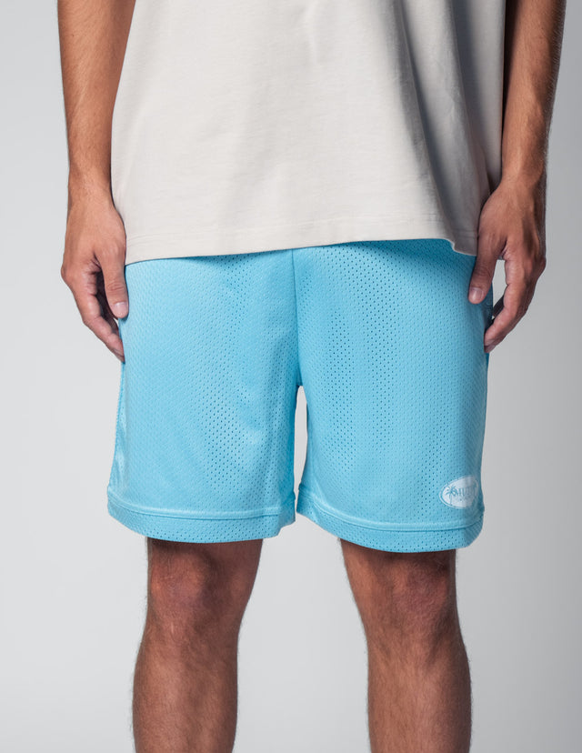 MUTED MESH SHORTS BLUE